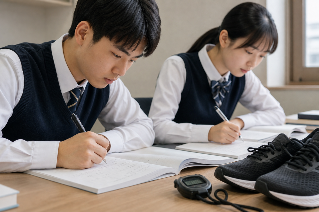 해군사관학교 입시를 준비하는 수험생