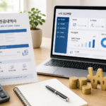 국민연금 보험료와 기준소득월액을 계산하는 모습