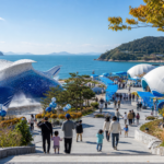 여수 돌산 진모지구에서 열린 2026 여수세계섬박람회 행사장 전경