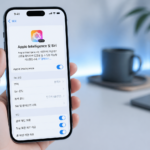 iOS 27 Apple Intelligence와 Siri AI 설정 화면을 보여주는 아이폰