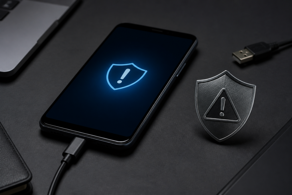 USB 연결을 통한 Android 스마트폰 무단 접근을 막는 보안 개념