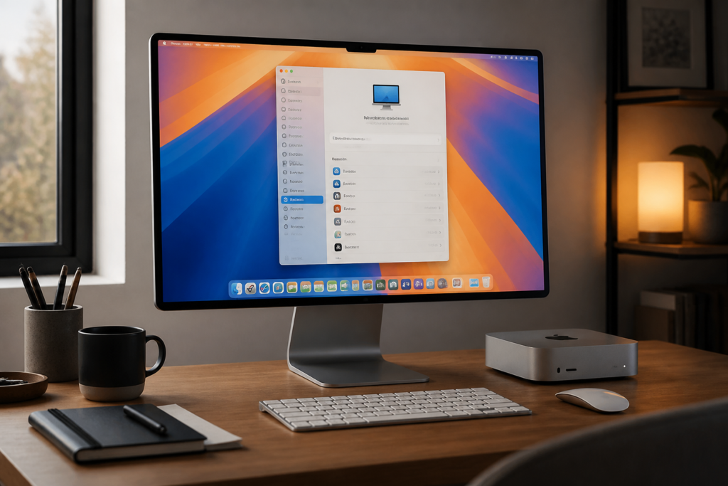 macOS 시스템 설정에서 인텔 기반 앱 목록을 확인하는 모습
