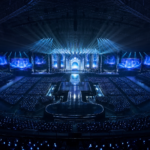 서울 KSPO DOME 콘서트 공연장과 응원봉 풍경
